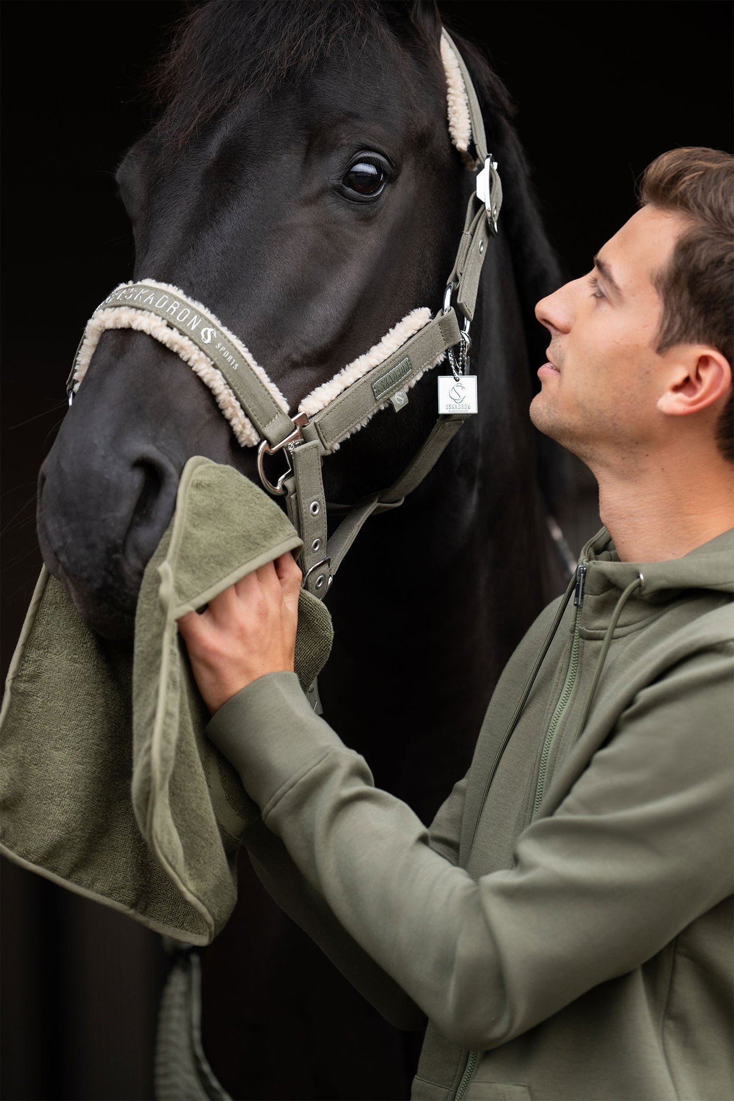 Terry Handduk Dusty Olive